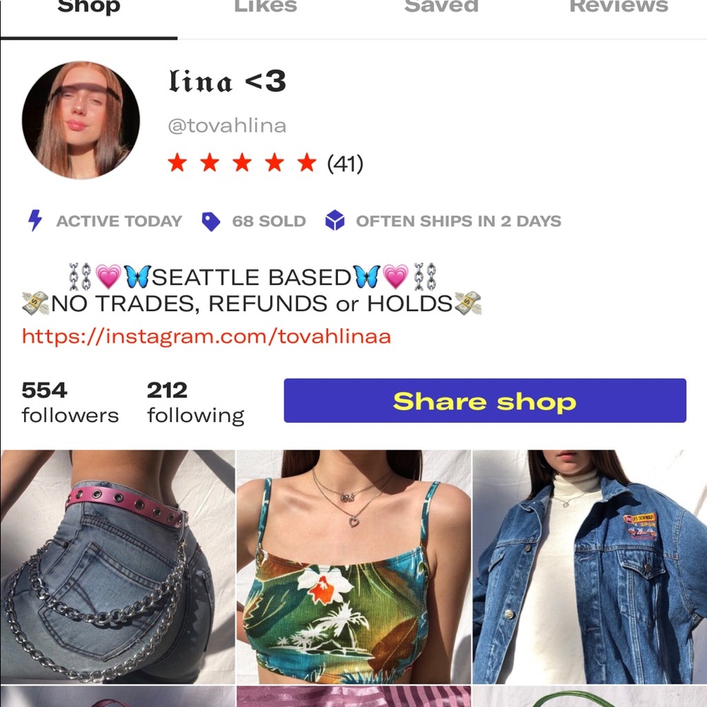 🌟 FOLLOW ME ON DEPOP 🌟